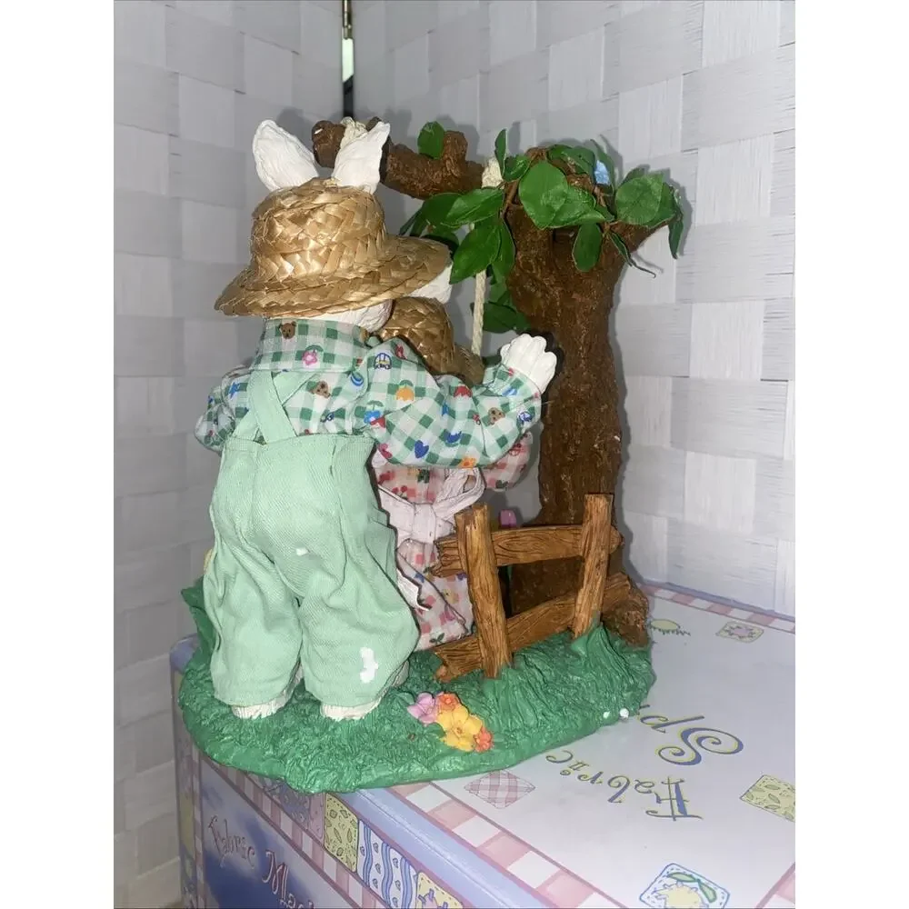 Handcrafted easter bunny